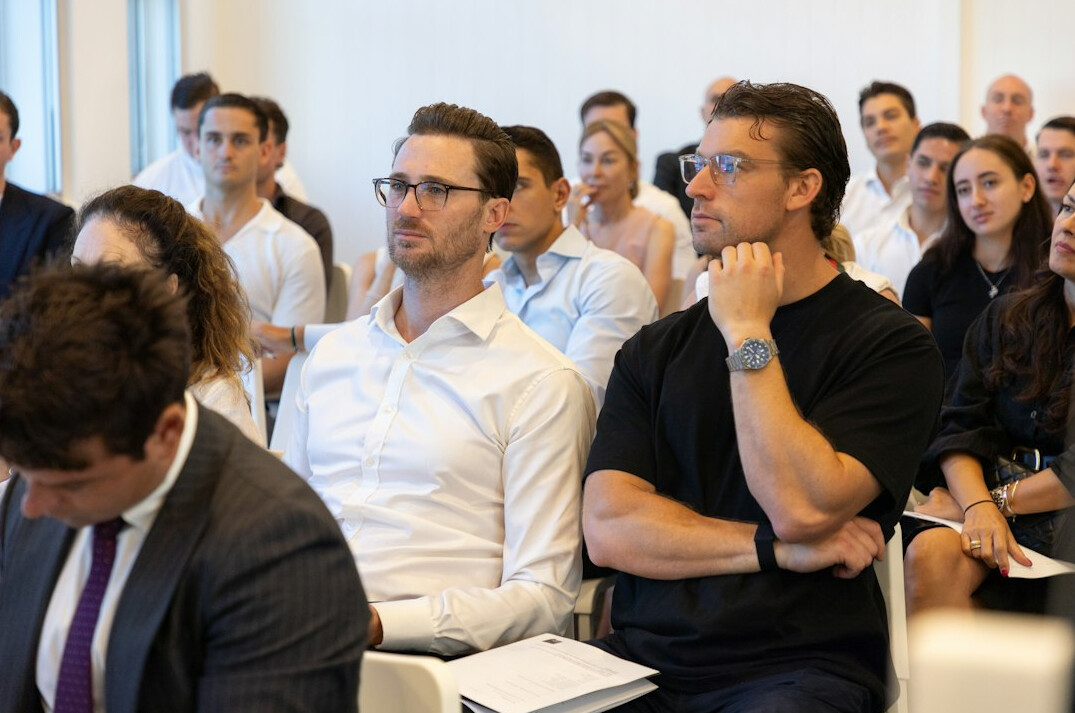 students in business workshop
