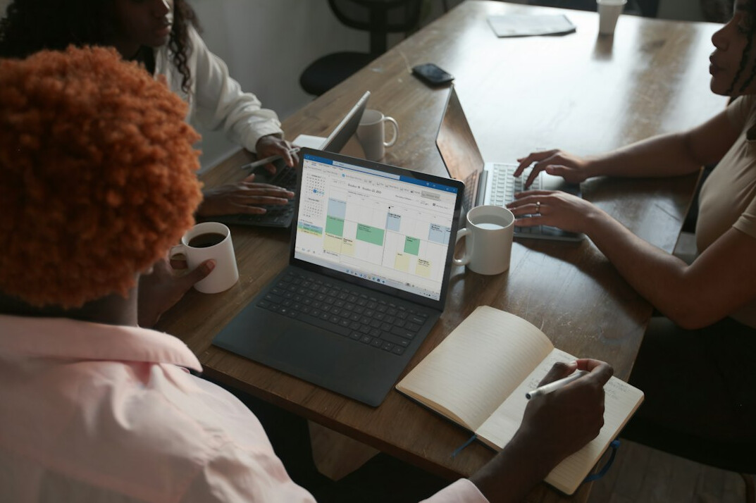 business team analyzing data